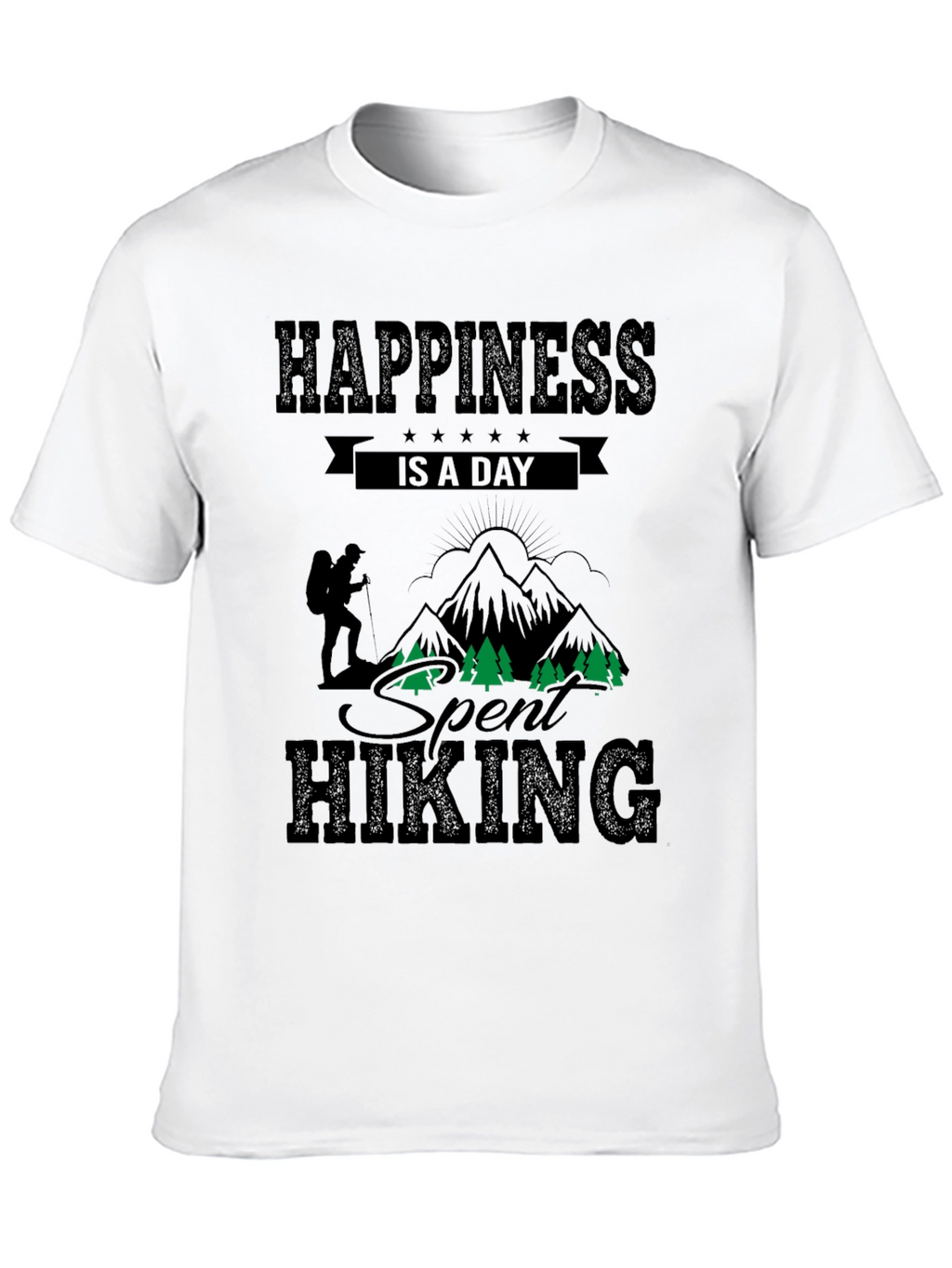 Hiking Adventure Black T-Shirt