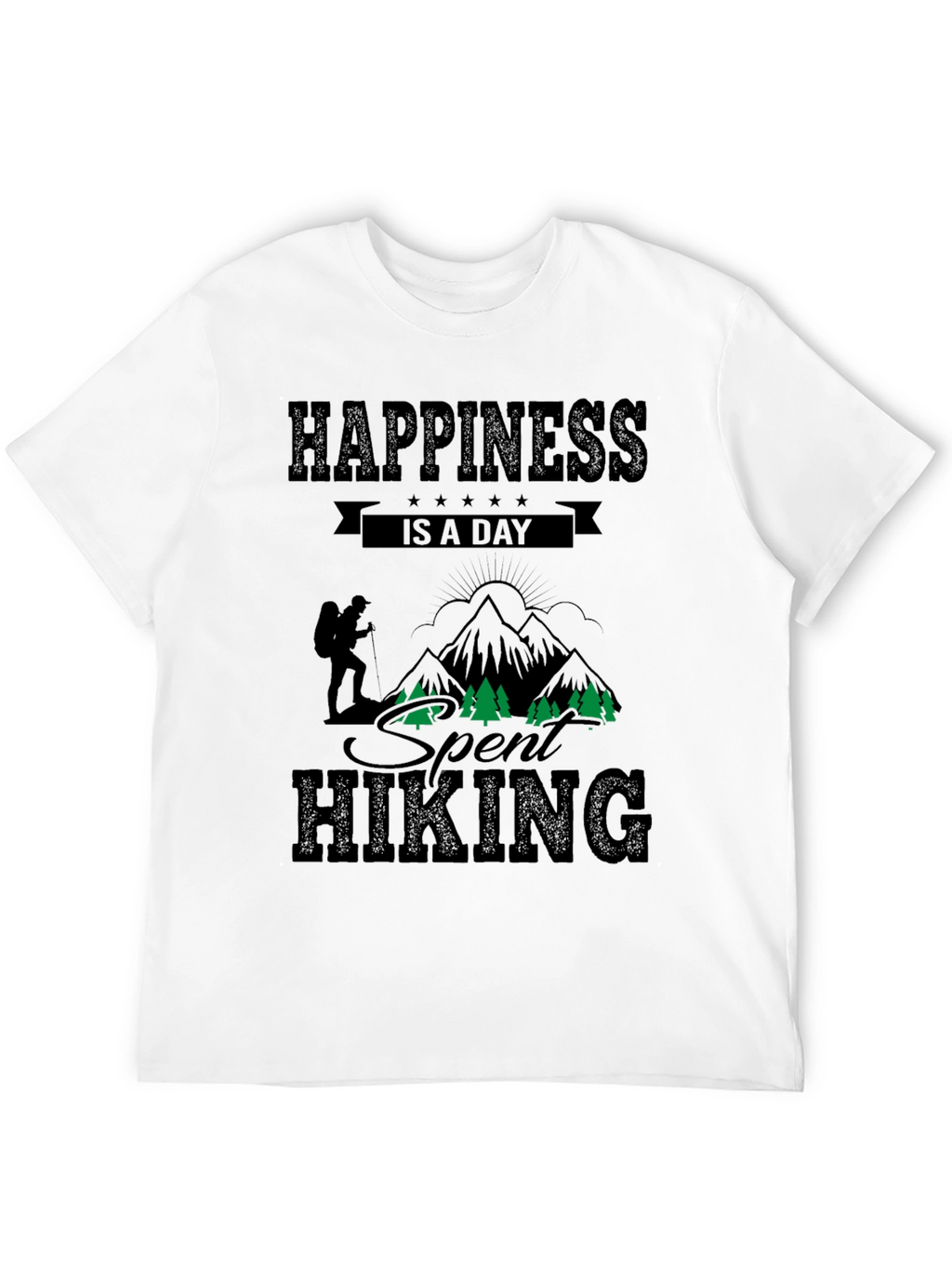Hiking Adventure Black T-Shirt