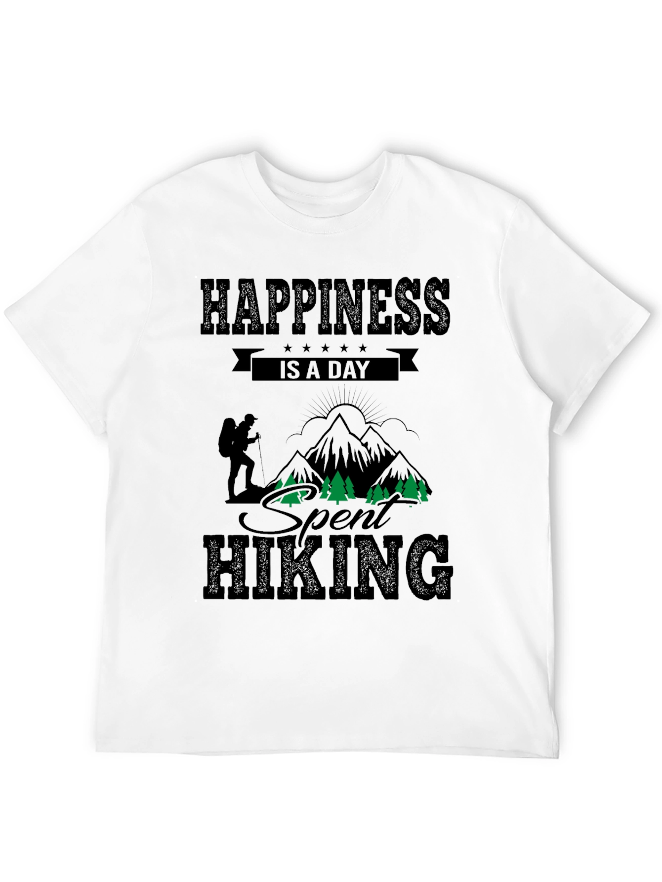 Hiking Adventure Black T-Shirt
