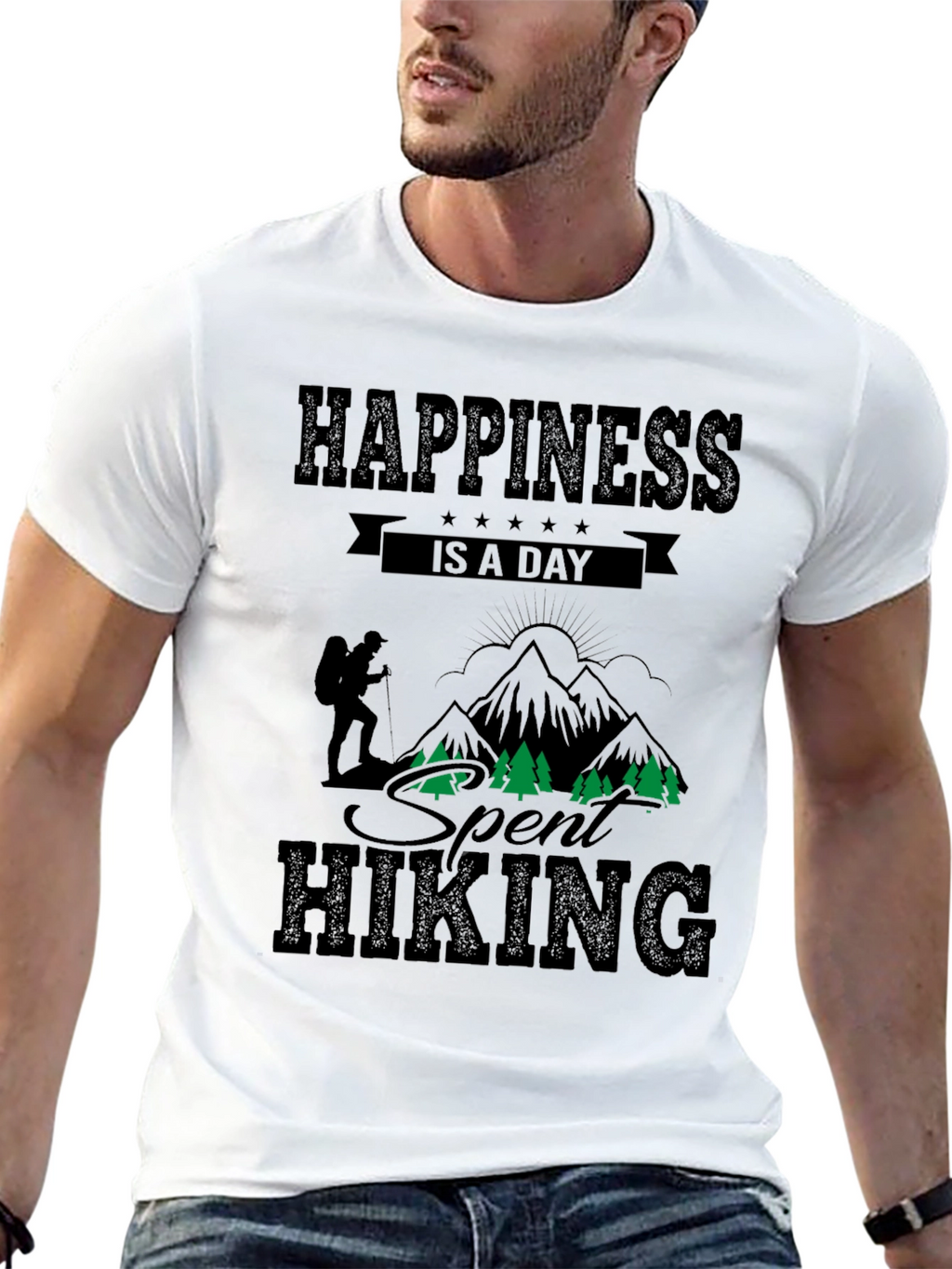 Hiking Adventure Black T-Shirt