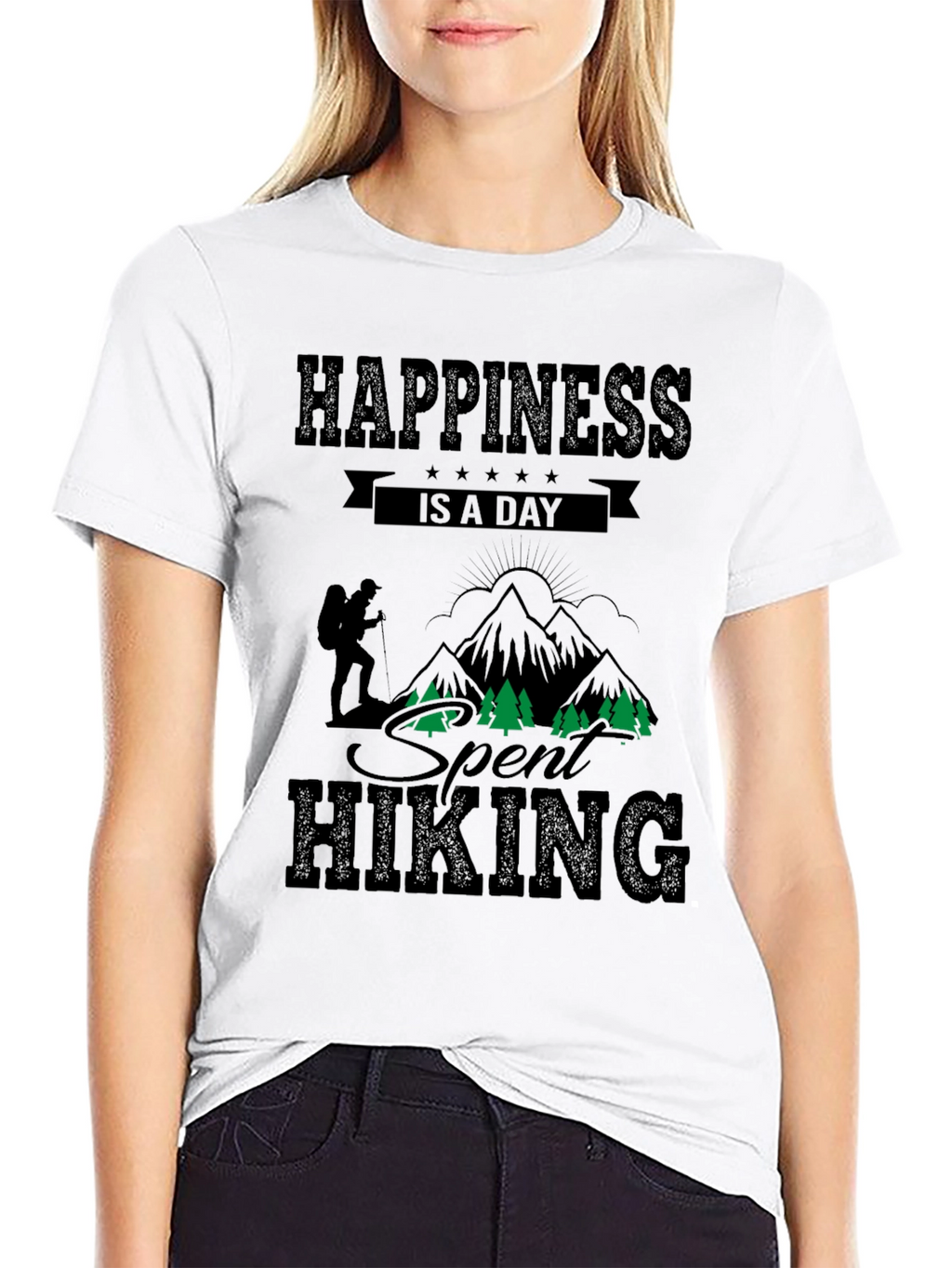 Hiking Adventure Black T-Shirt