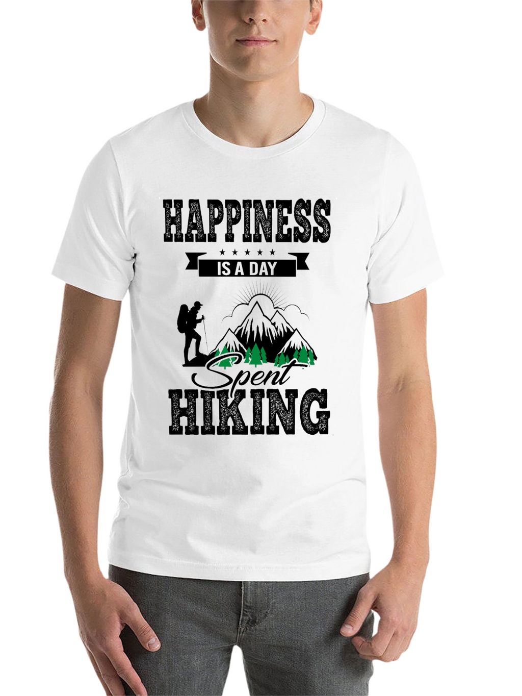 Hiking Adventure Black T-Shirt
