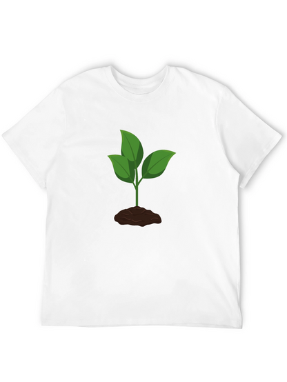 Plant Graphic Black T-Shirt