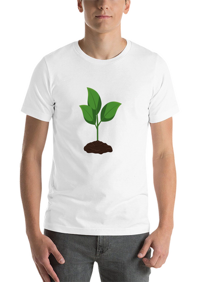 Plant Graphic Black T-Shirt