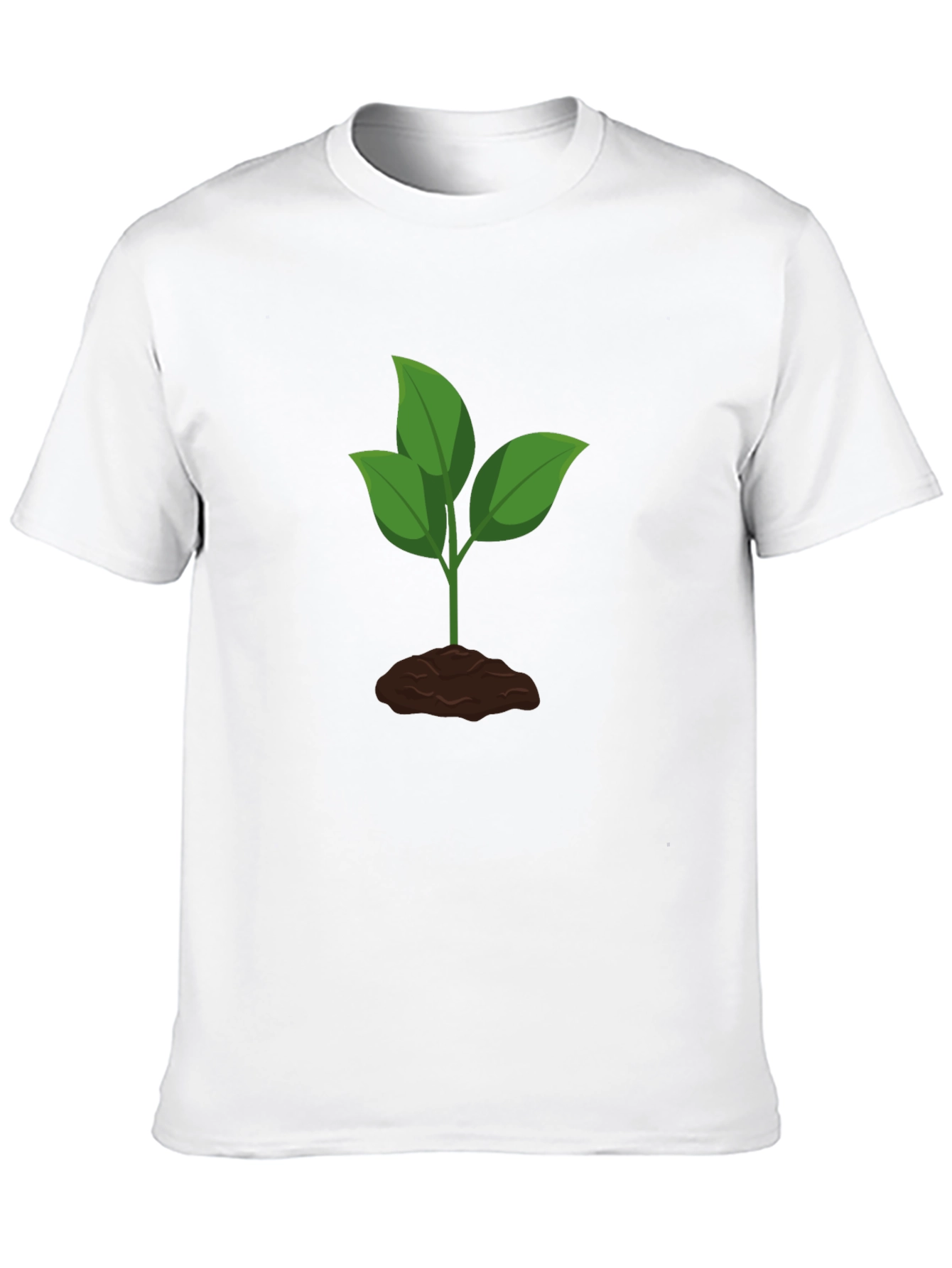 Plant Graphic Black T-Shirt
