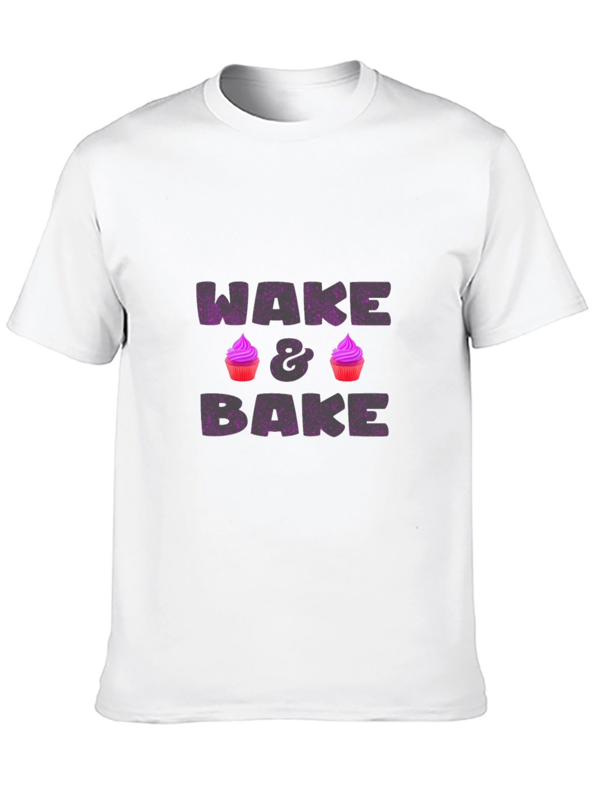 Wake & Bake Graphic Tee - Fun Novelty Design