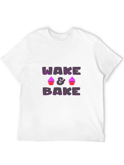 Wake & Bake Graphic Tee - Fun Novelty Design