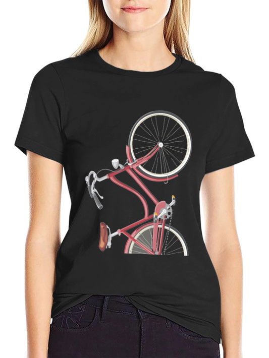 Stylish Bicycle Graphic T-Shirt - Unique Design