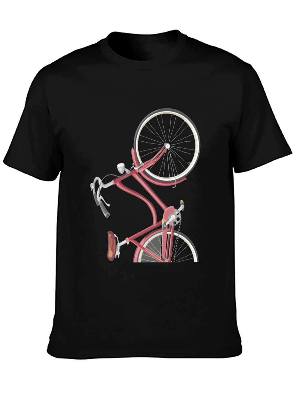 Stylish Bicycle Graphic T-Shirt - Unique Design