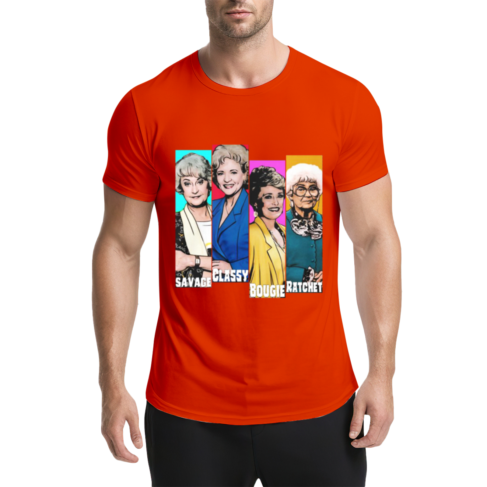 The Golden Girls Savage Classy Bougie Ratchet Pop Culture Tee