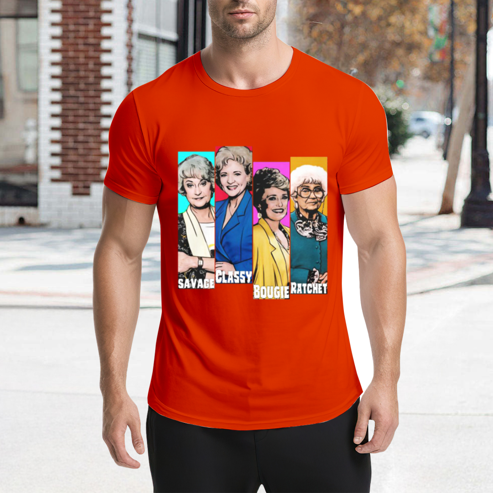 The Golden Girls Savage Classy Bougie Ratchet Pop Culture Tee