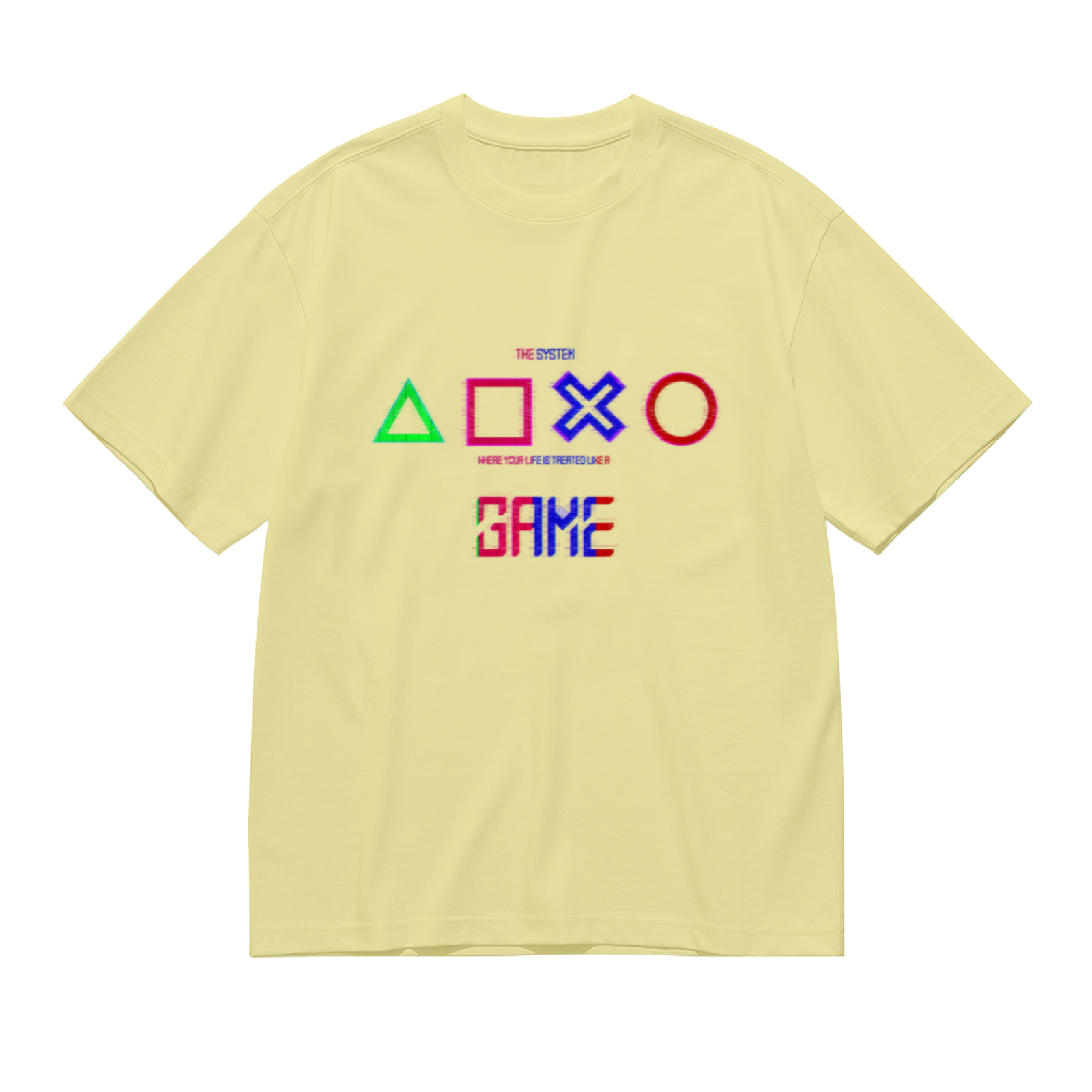 PlayStation Controller Buttons Gamer Casual T-Shirt