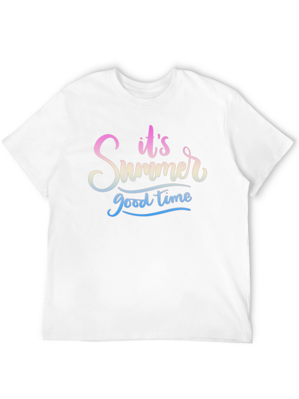 Its Summer Good Time Black T-Shirt