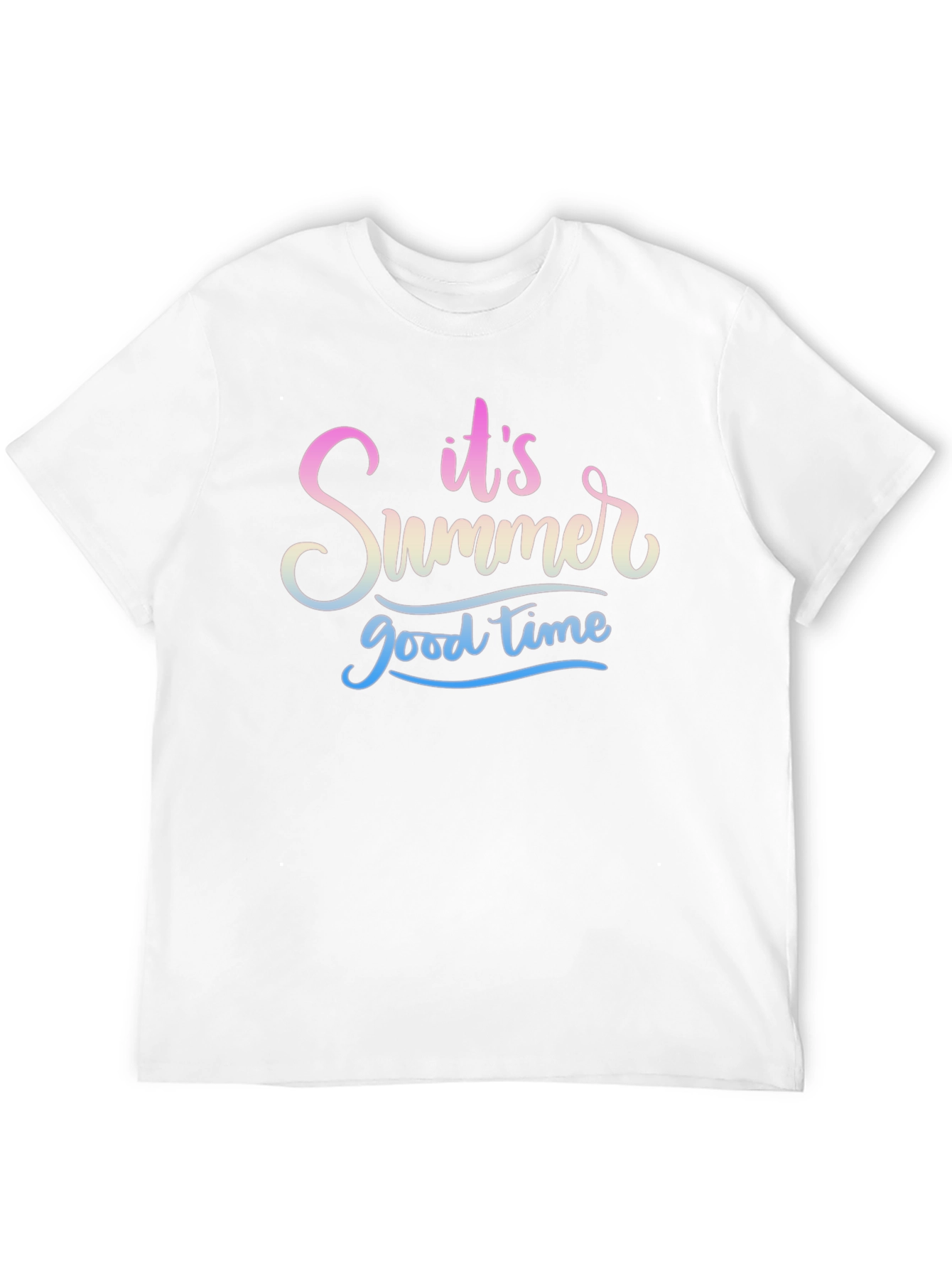 Its Summer Good Time Black T-Shirt