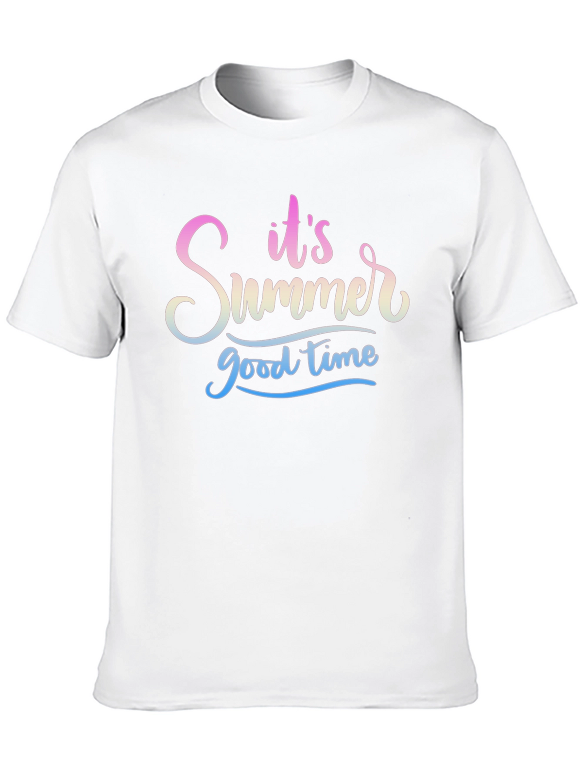 Its Summer Good Time Black T-Shirt