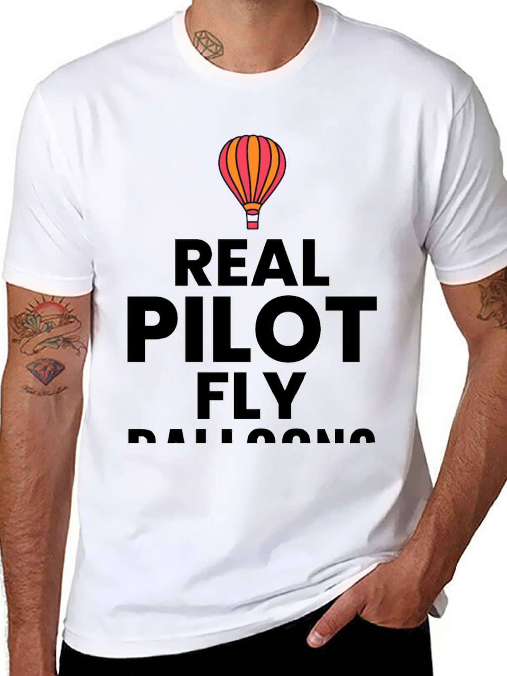 Real Pilots Fly Balloons T-Shirt