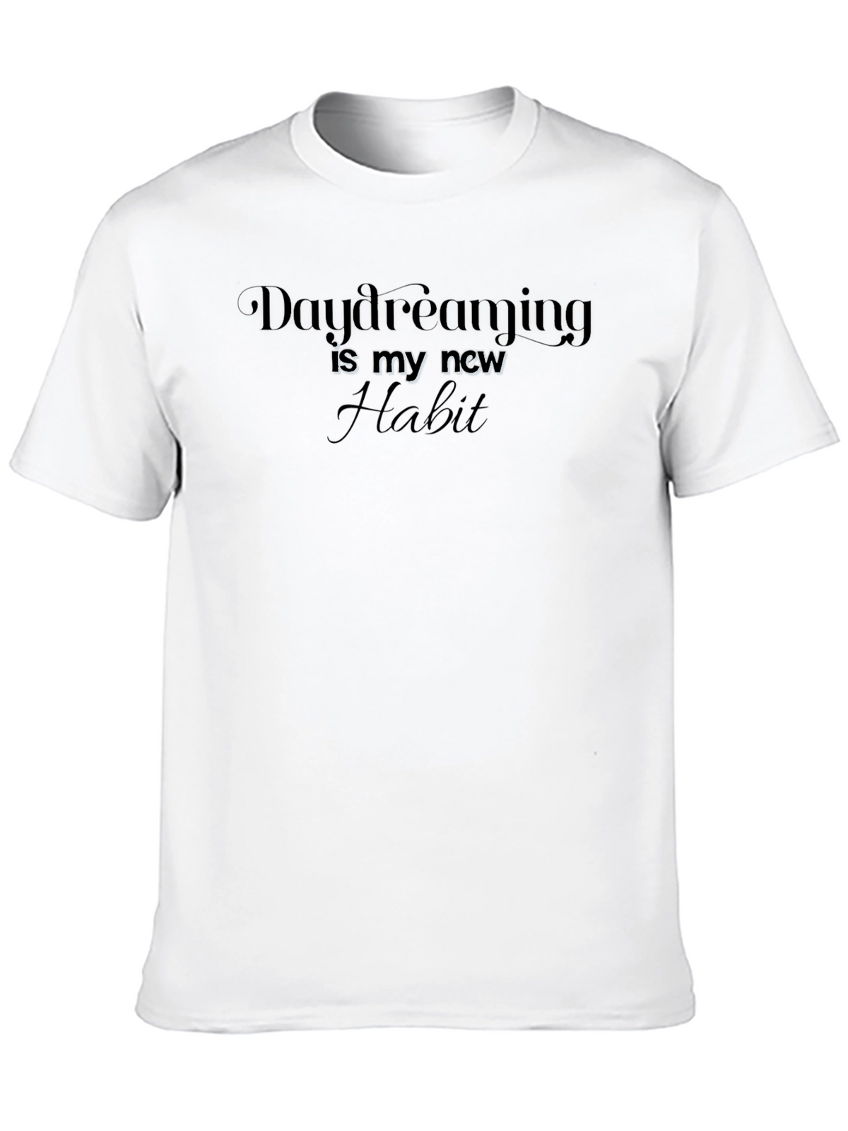 Daydreaming New Habit Black T-Shirt