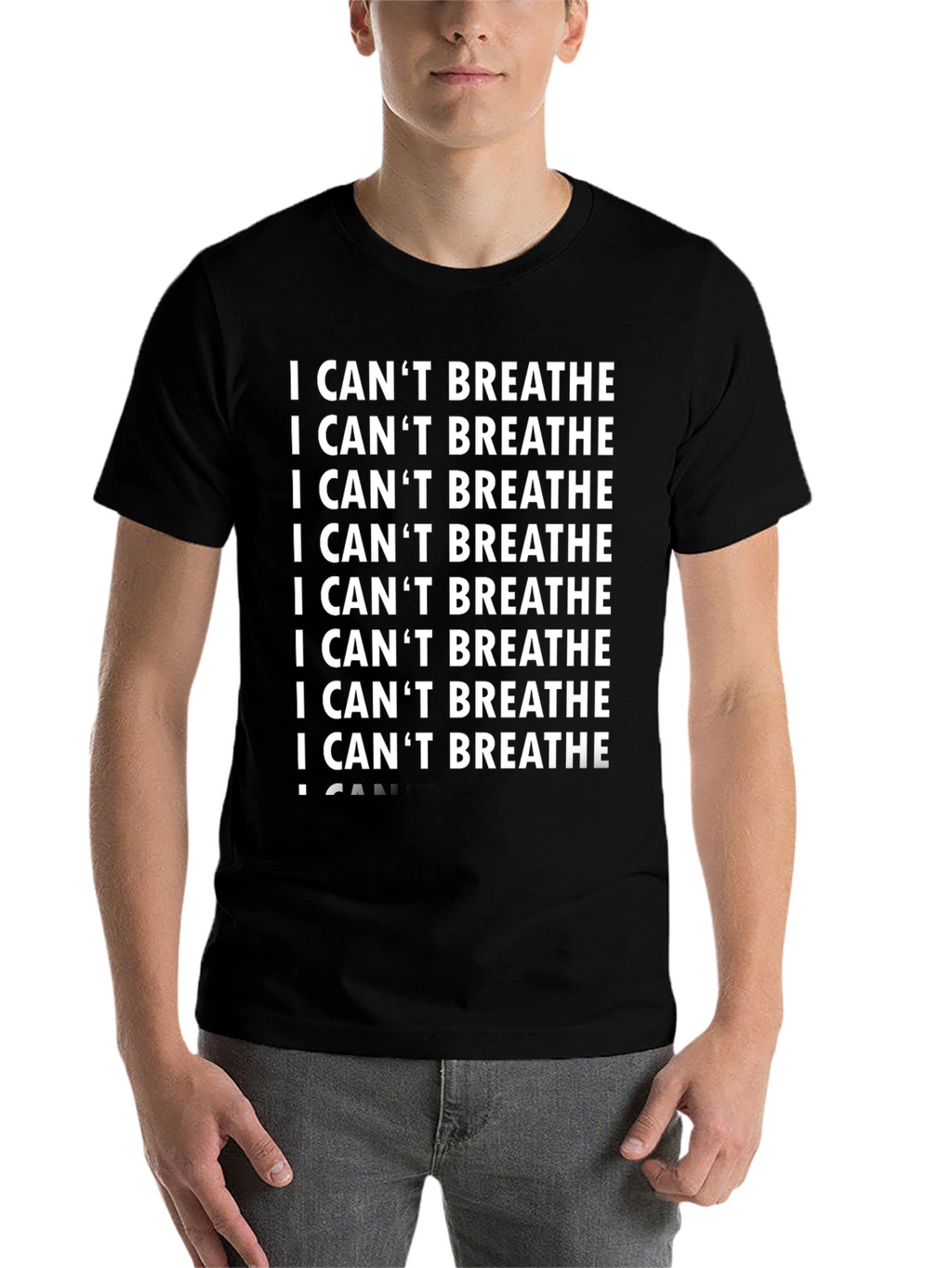 I Cant Breathe Graphic Tee - Black