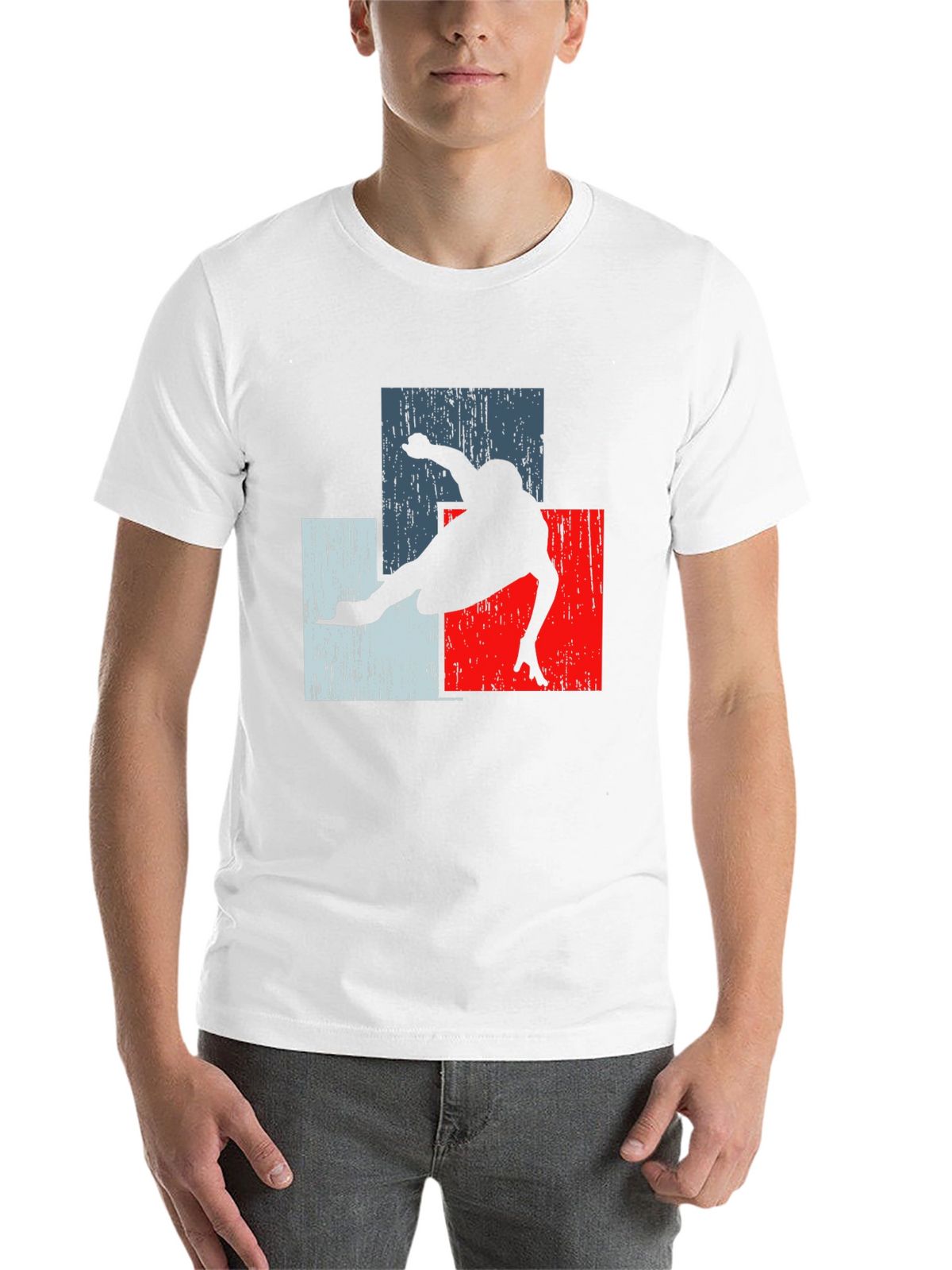 Retro Skater Tee - Black Graphic T-Shirt