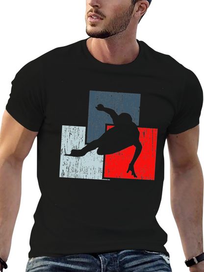Retro Skater Tee - Black Graphic T-Shirt