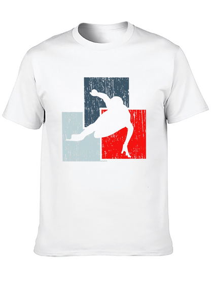 Retro Skater Tee - Black Graphic T-Shirt