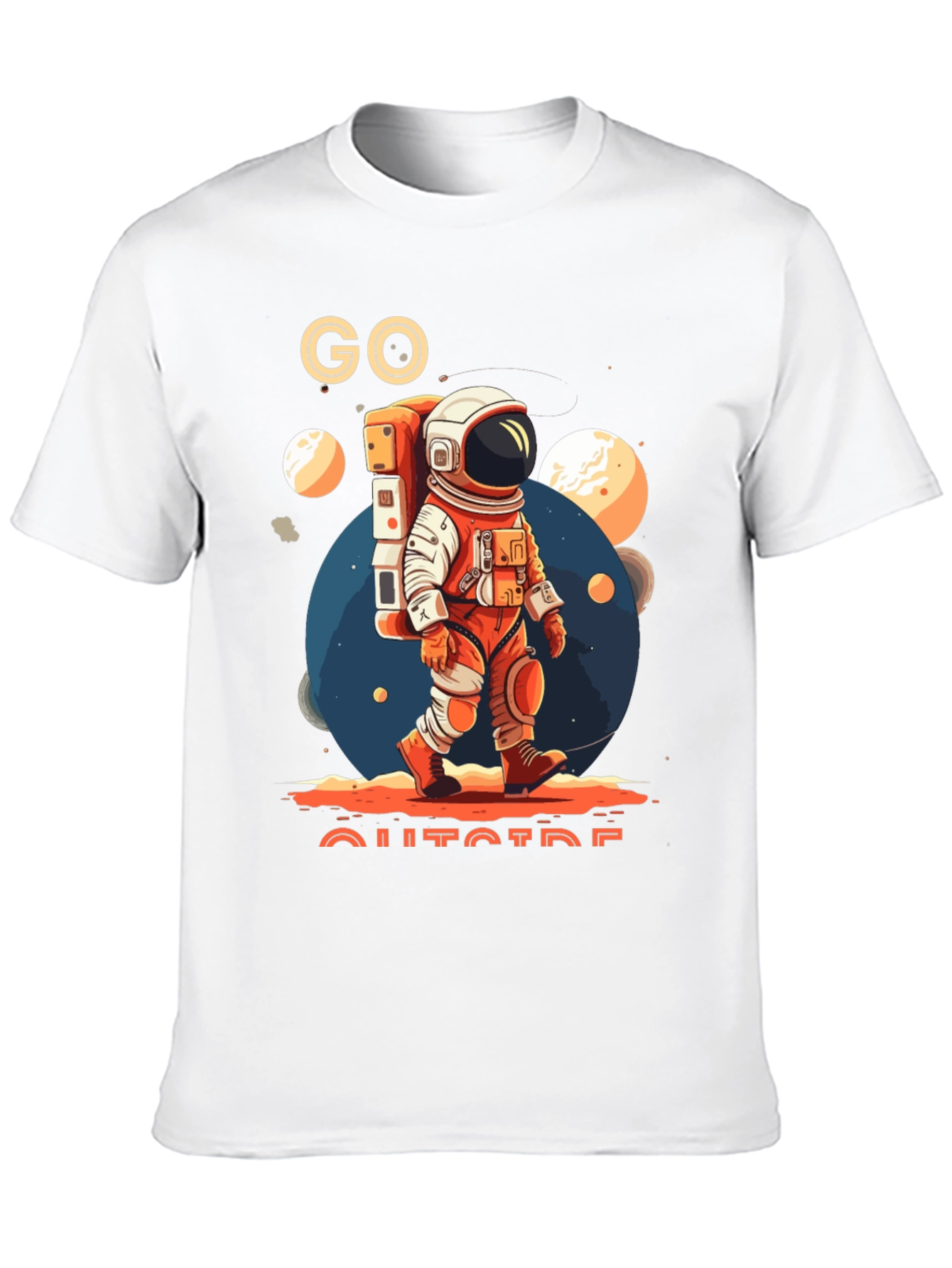 Go Outside Astronaut T-Shirt
