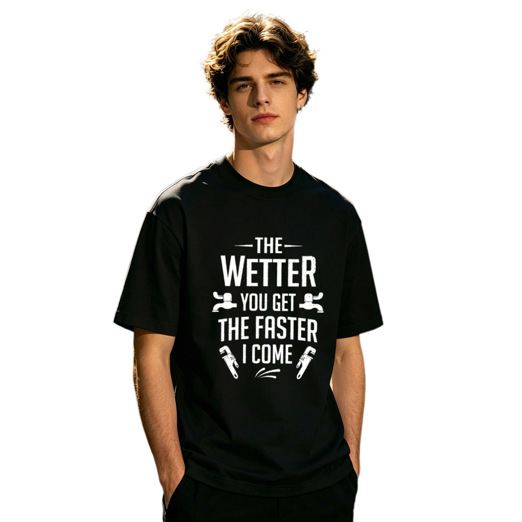 Men's Minimal Abstract Line Art Streetwear Graphic Crew Neck T-Shirt