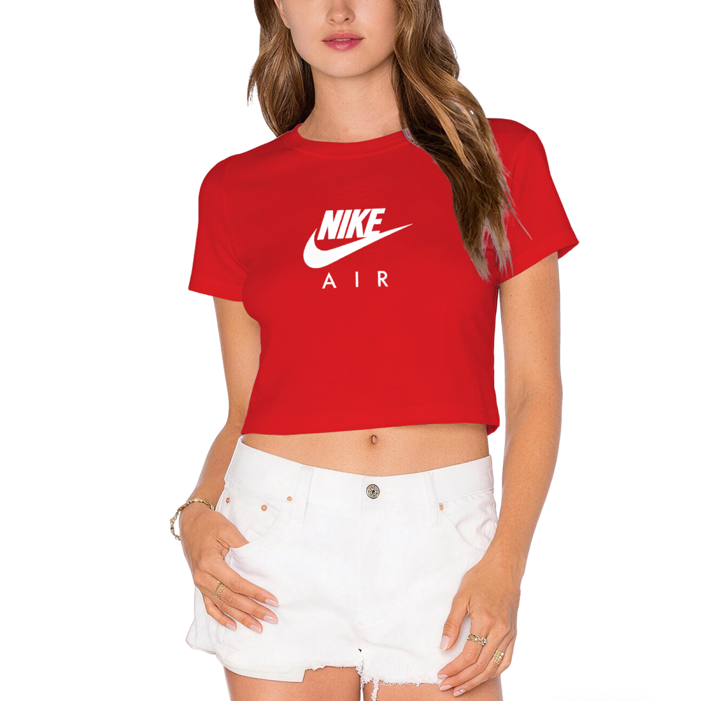 Minimal Stussy Logo Street Style Green Crop Top