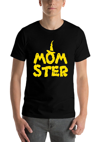 Momster Halloween T-Shirt - Black Tee