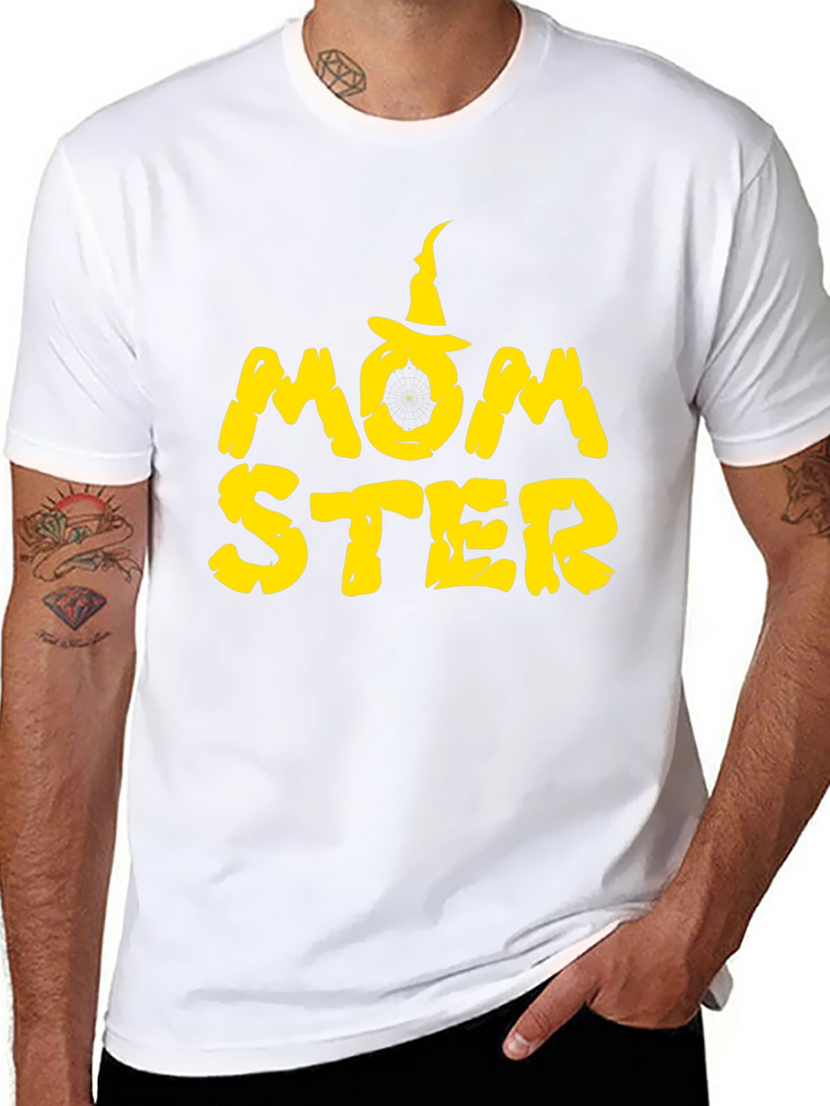 Momster Halloween T-Shirt - Black Tee