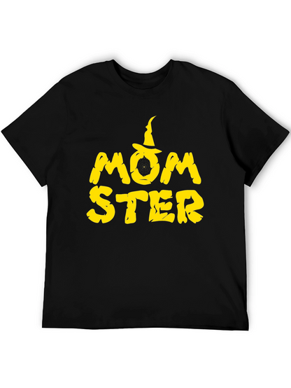 Momster Halloween T-Shirt - Black Tee