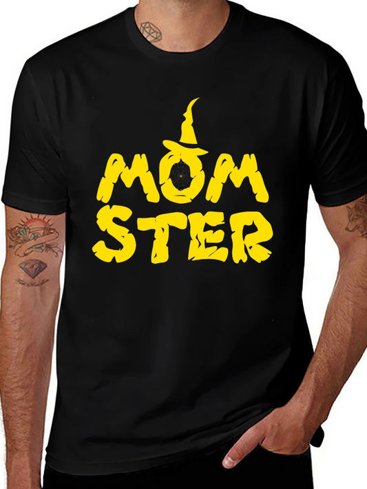 Momster Halloween T-Shirt - Black Tee