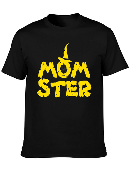 Momster Halloween T-Shirt - Black Tee