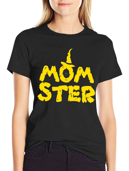 Momster Halloween T-Shirt - Black Tee