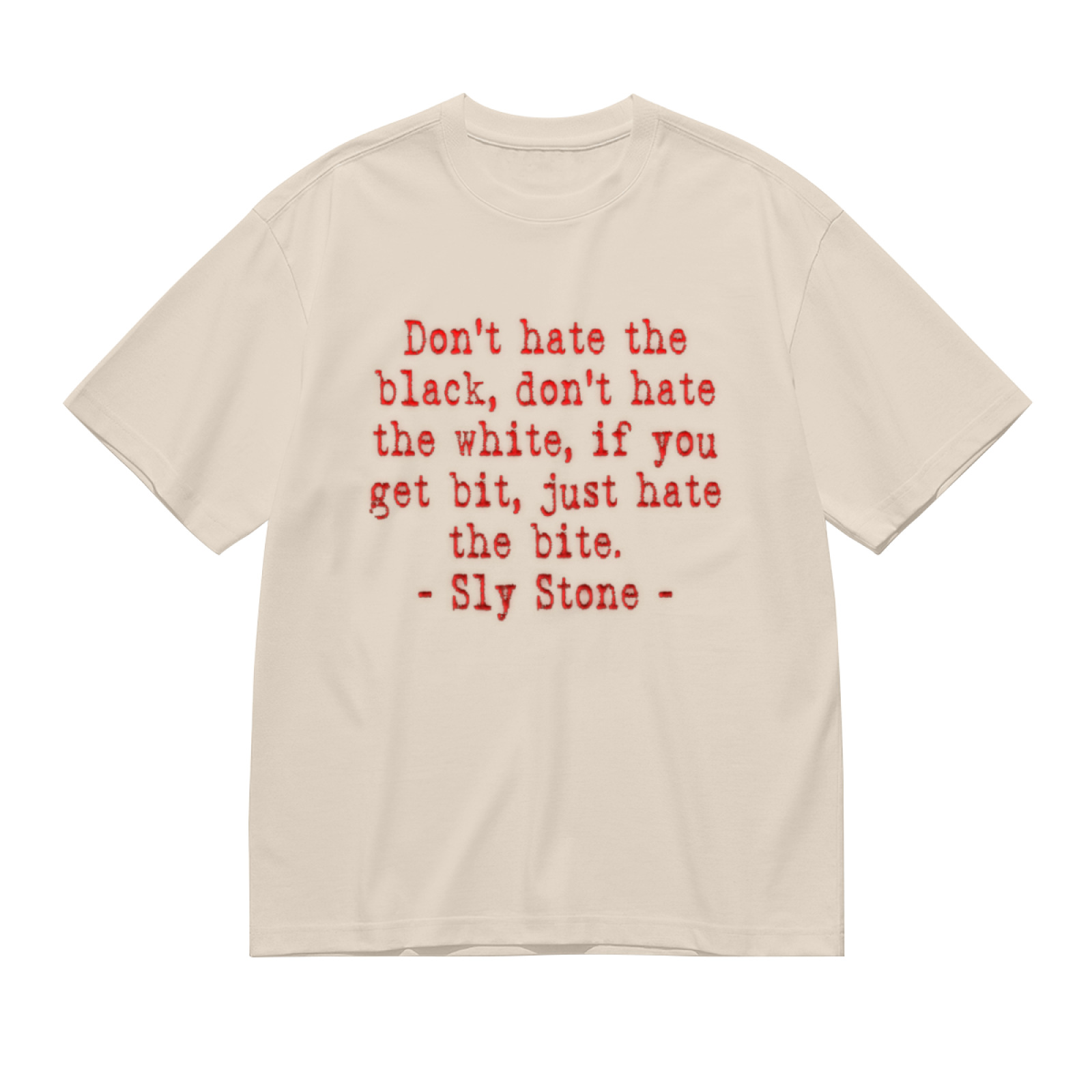Vintage Sly Stone Equality Quote Typography Tee