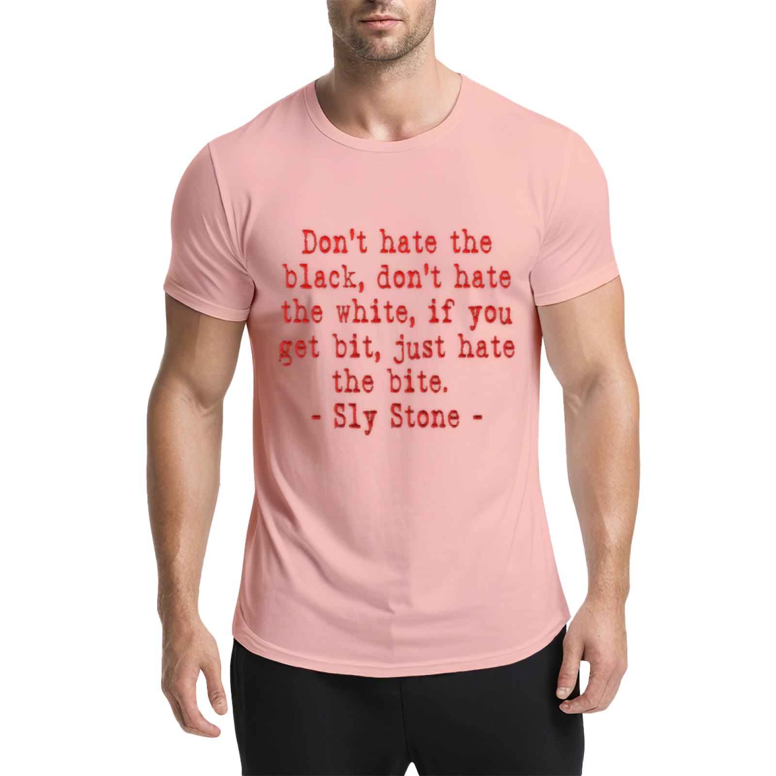 Vintage Sly Stone Equality Quote Typography Tee
