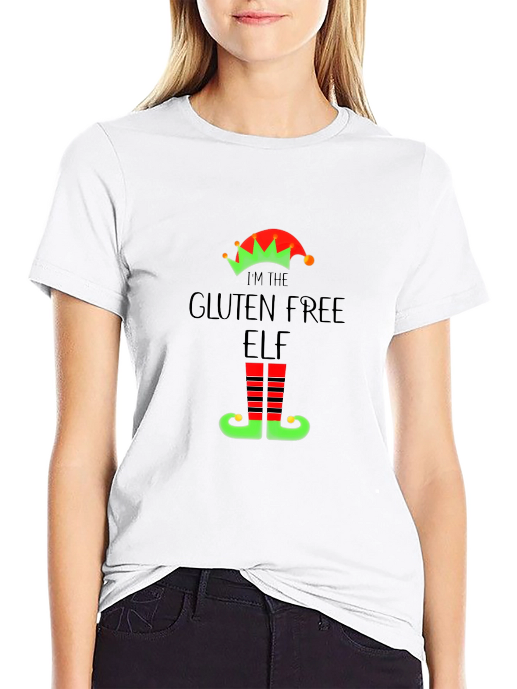 Gluten Free Elf T-Shirt - Holiday Fun!