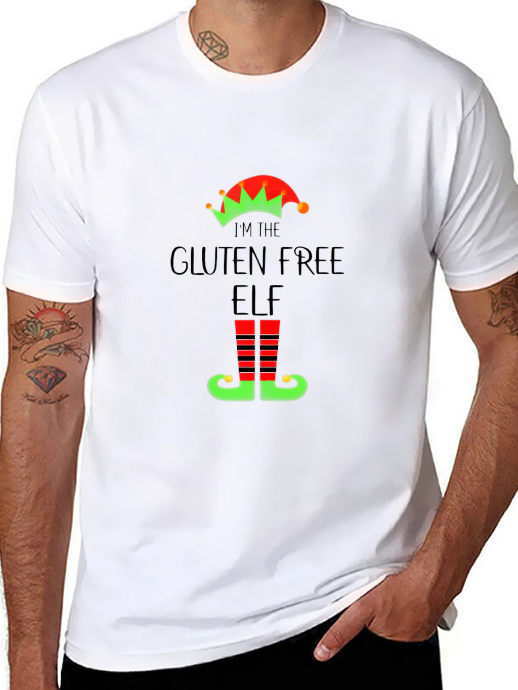 Gluten Free Elf T-Shirt - Holiday Fun!