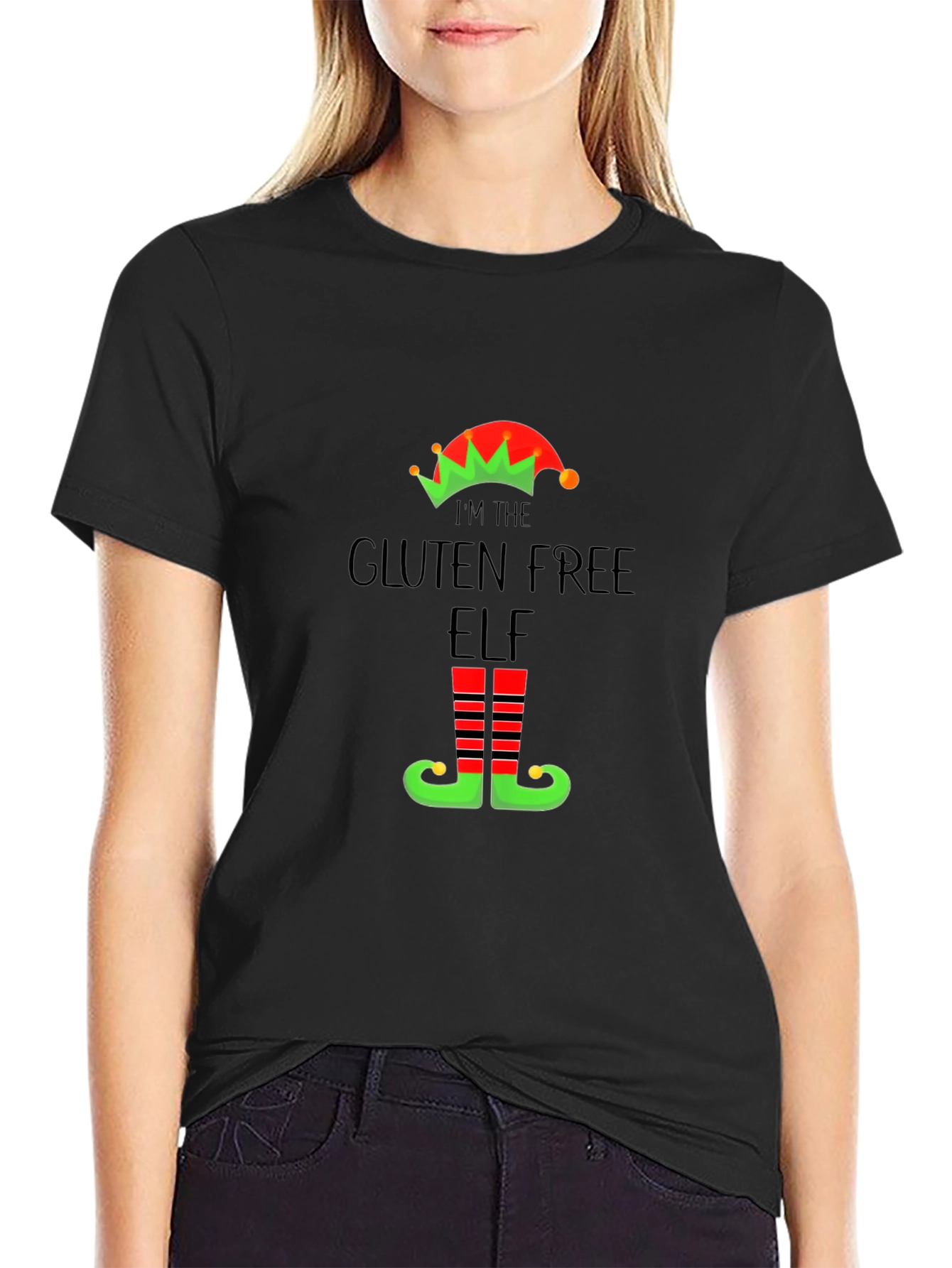 Gluten Free Elf T-Shirt - Holiday Fun!