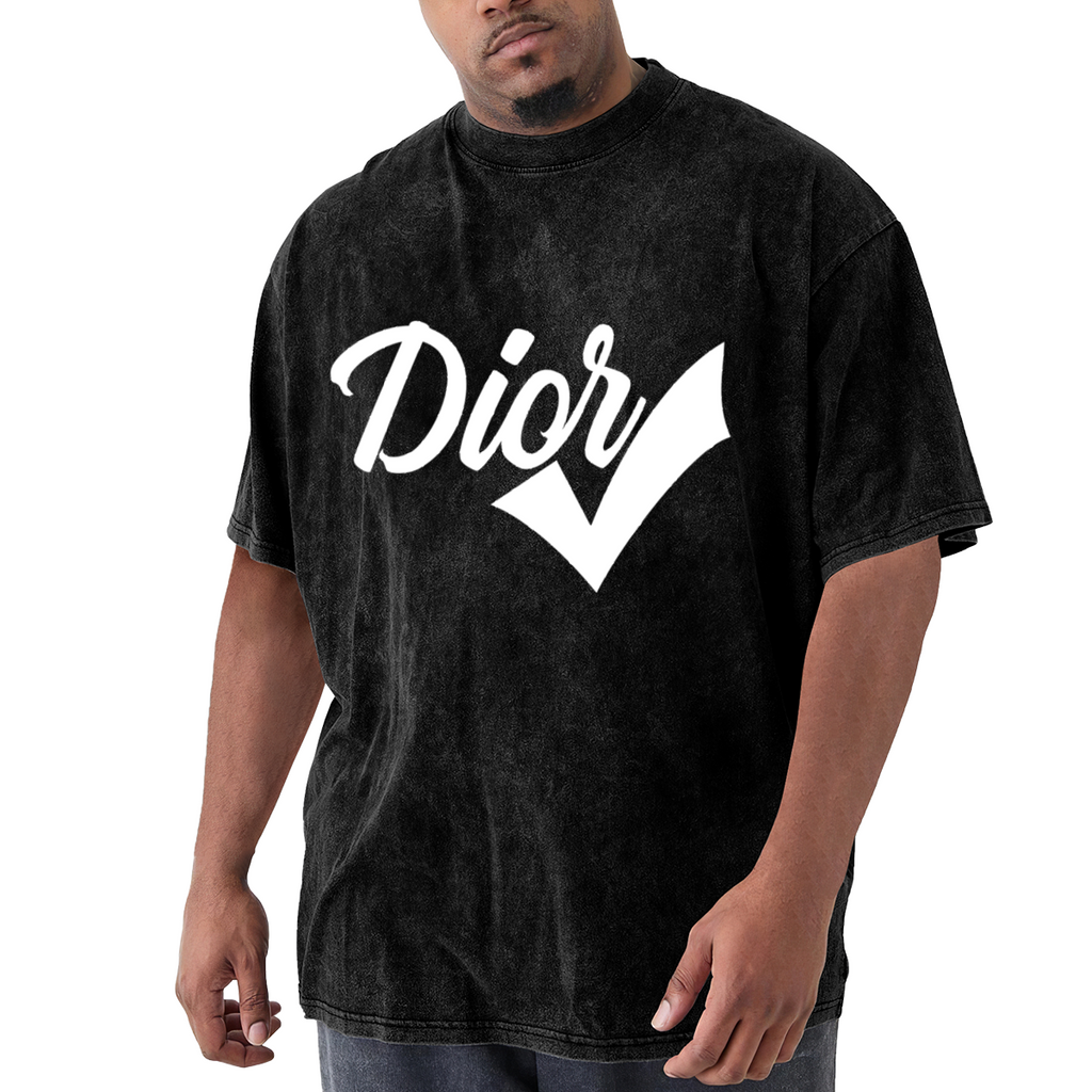 Cursive Dior With Check Mark