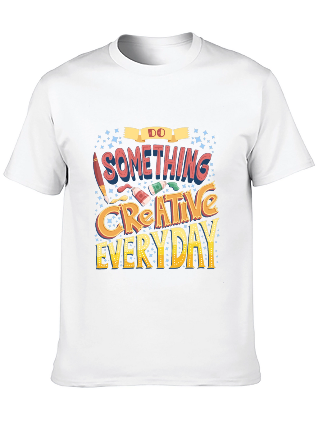 Do Something Creative Everyday Black Graphic Tee