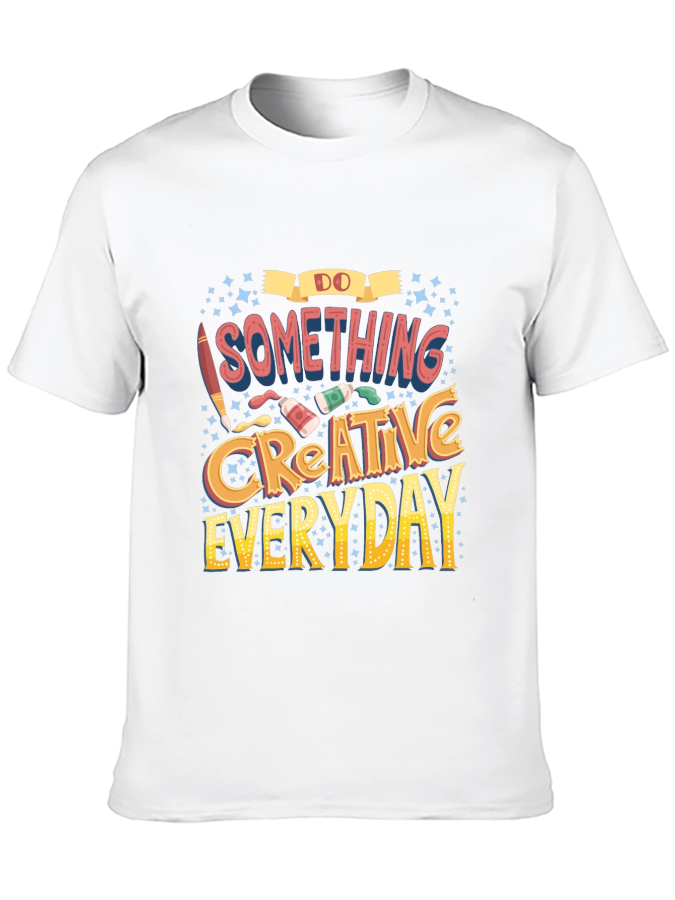 Do Something Creative Everyday Black Graphic Tee