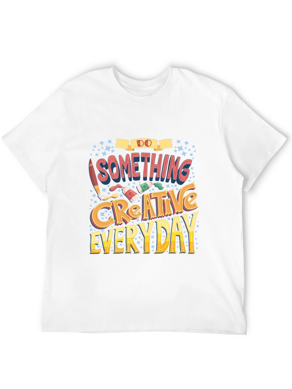 Do Something Creative Everyday Black Graphic Tee