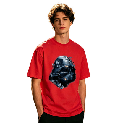Men's Vintage Skull Motorcycle Biker Retro Graphic T-Shirt