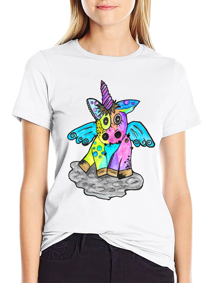 Unicorn Graphic Print T-Shirt