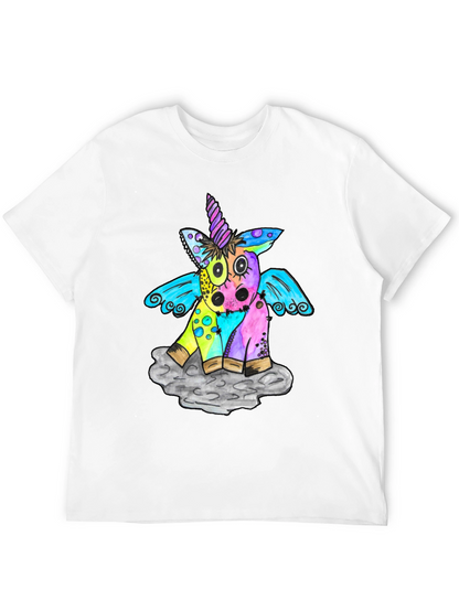 Unicorn Graphic Print T-Shirt