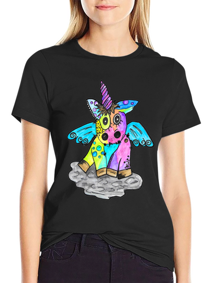 Unicorn Graphic Print T-Shirt