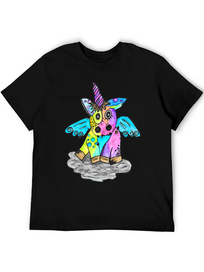 Unicorn Graphic Print T-Shirt