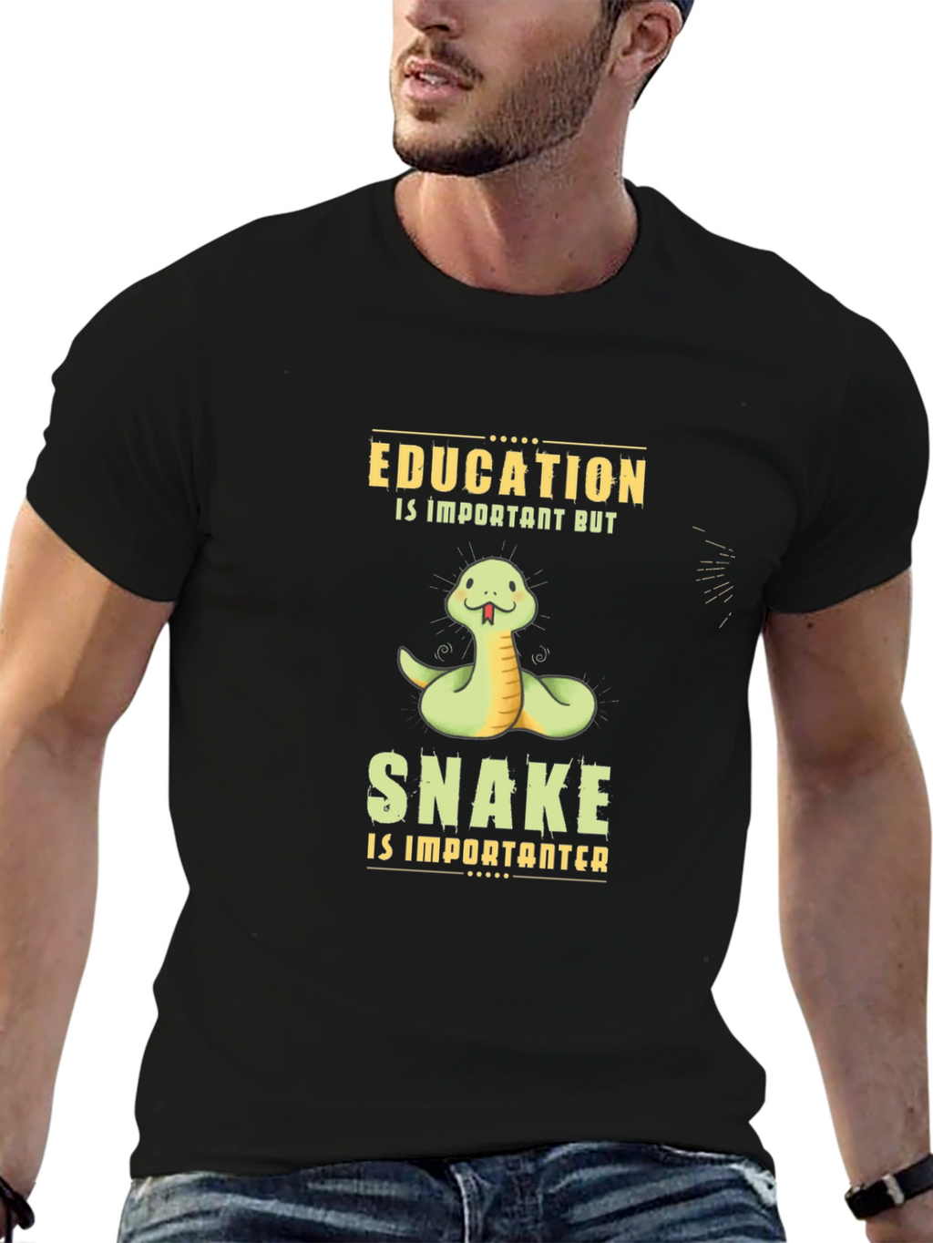 Education Important? Snake More So T-Shirt