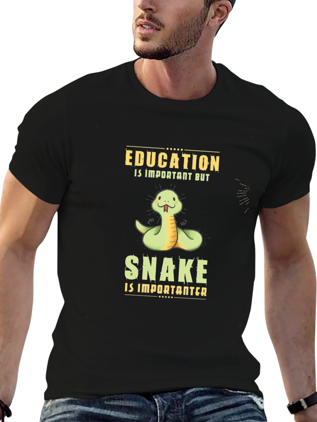 Education Important? Snake More So T-Shirt